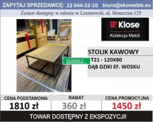 KLOSE- STOLIK KAWOWY CT21, 120X80